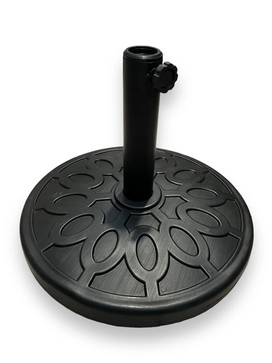 Base De Sombrilla 15kg Plastico Macizo Mar Cristal