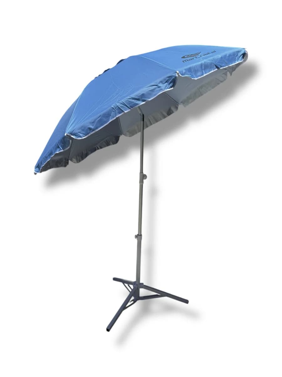 Sombrilla Aluminio 200cm Reforzada Mar Cristal