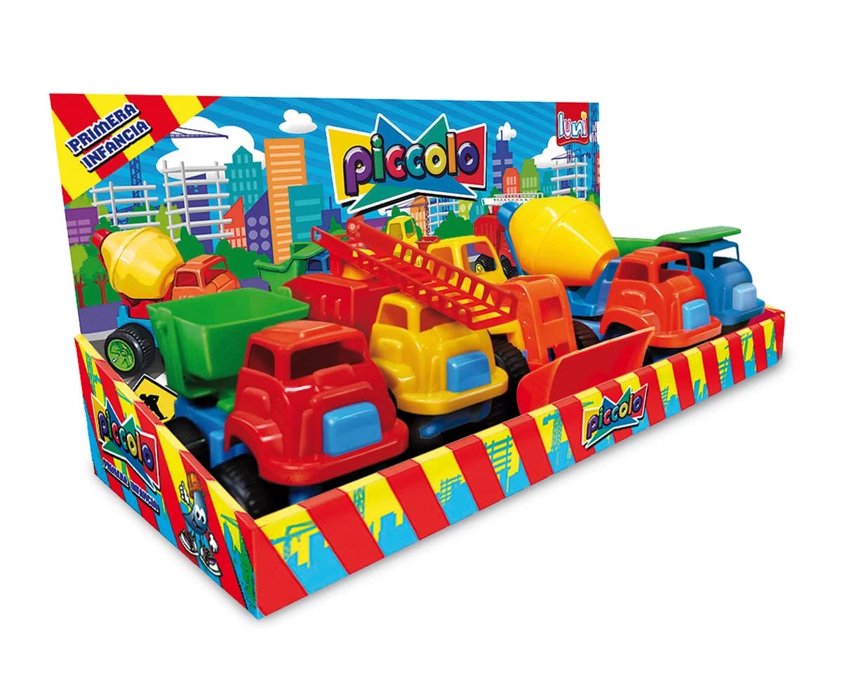 Mini Camiones Piccolo x5 En Caja Luni