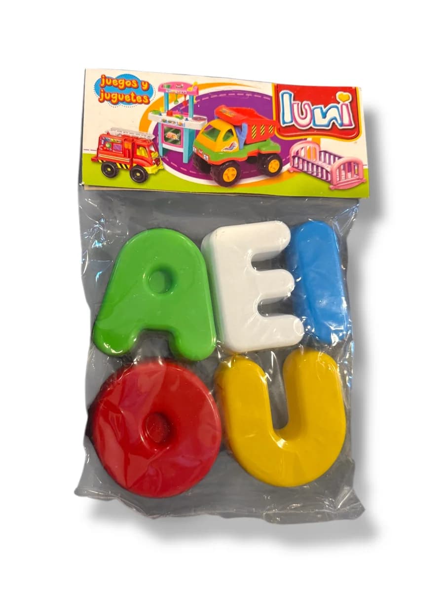 Set De Moldes Vocales Luni