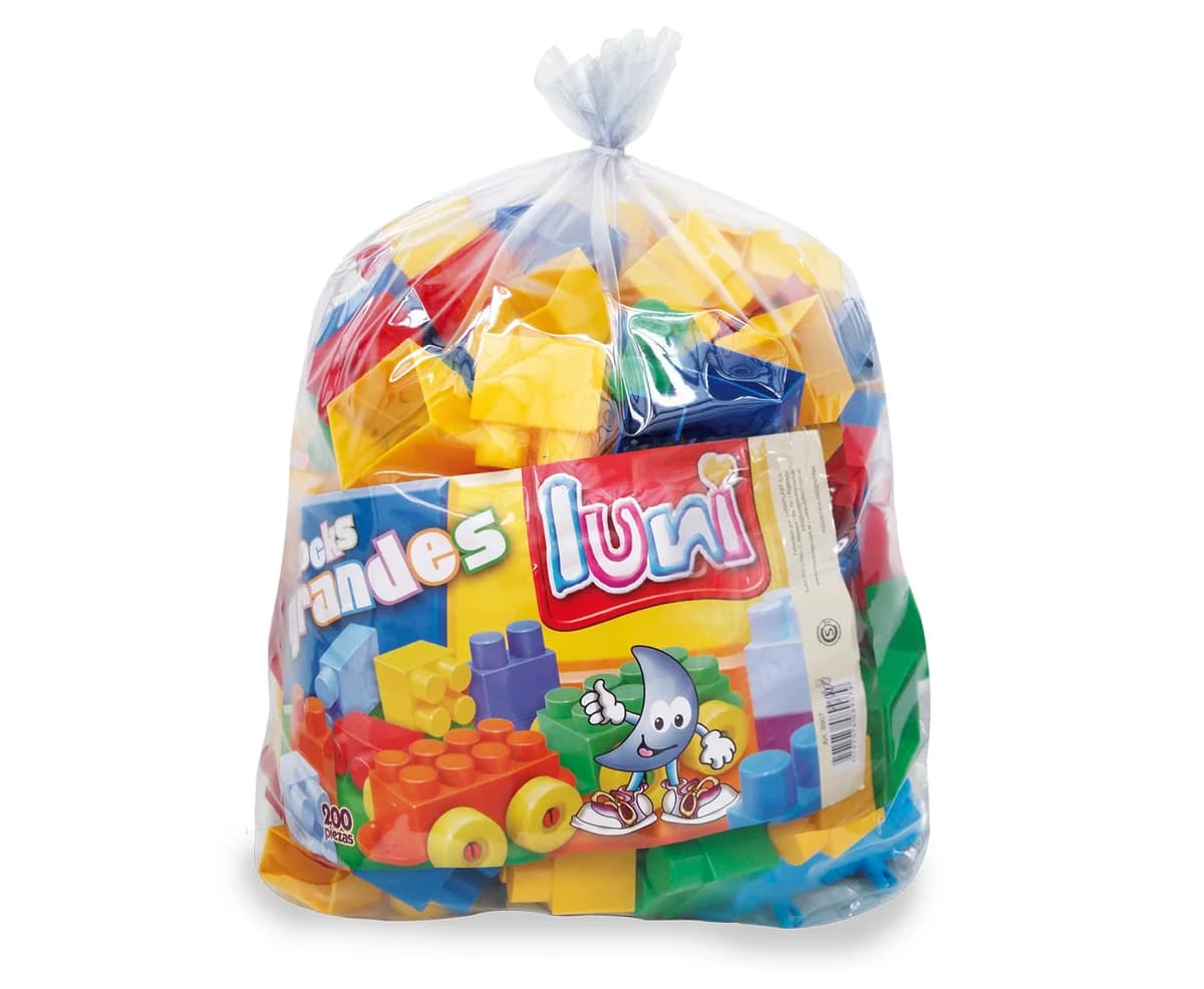 Blockes 200 Piezas Bolson Pvc Luni