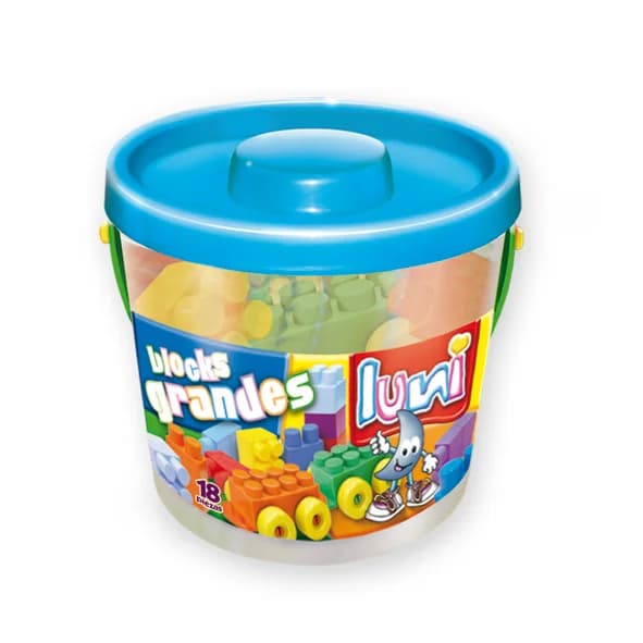 Blockes 18 Piezas Balde Luni