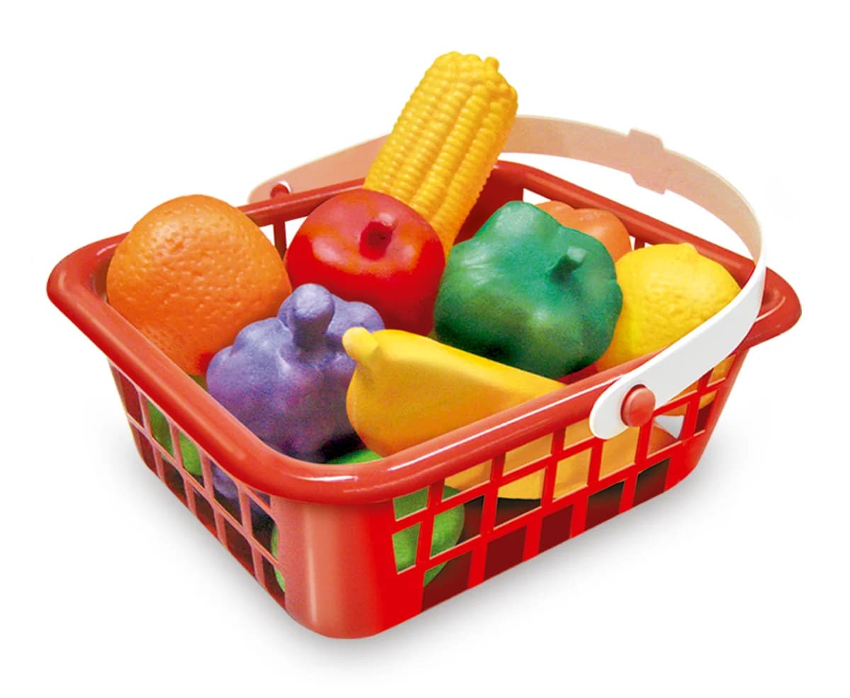 Canasto Con Frutas Y Verduras Luni