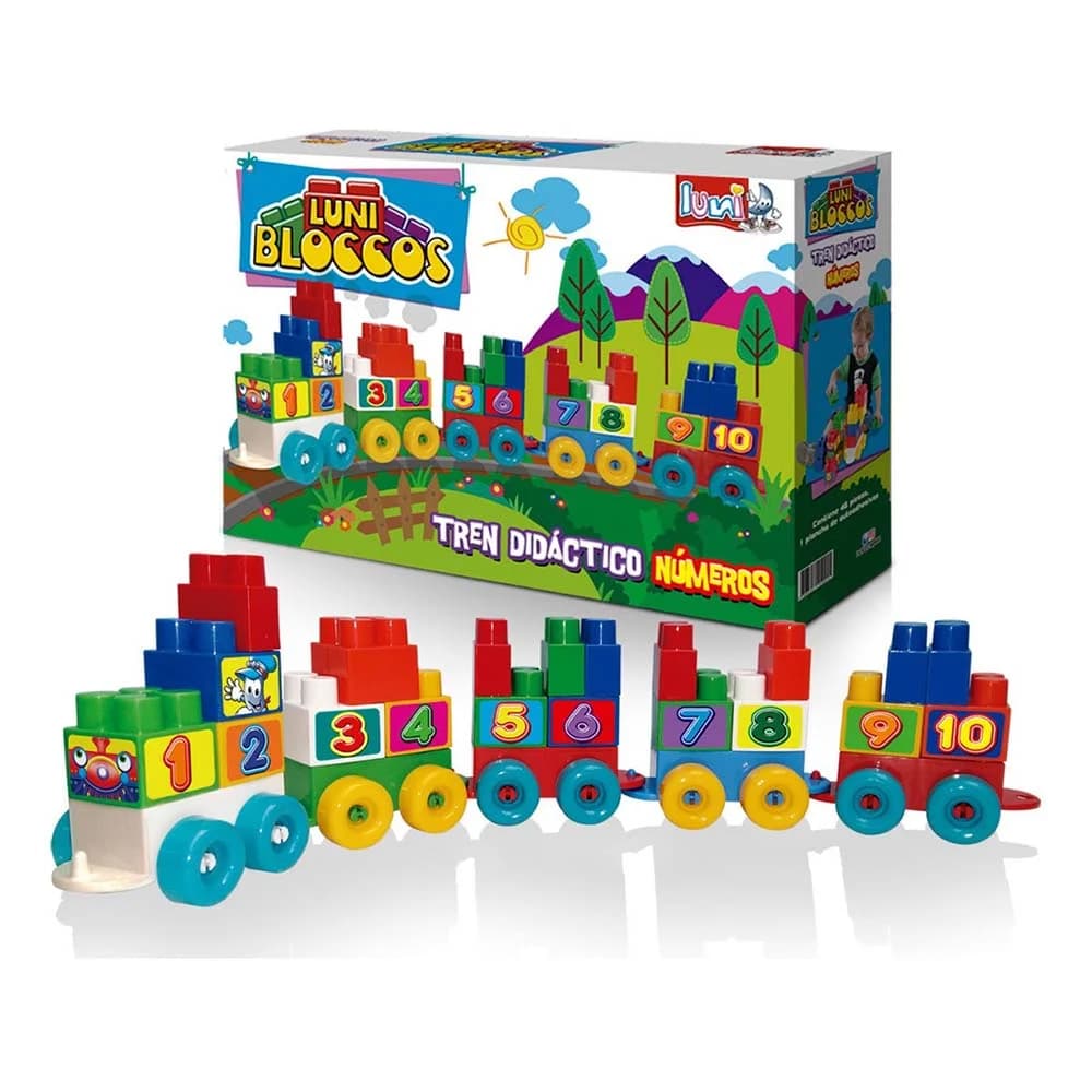Tren Didactico Numeros Blockes Luni